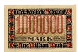 Württemberg 1 Mio. Mark 15.6.1923 Stuttgart, unz