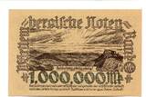 Württemberg 1 Mio. Mark 1.8.1923 Stuttgart, unz