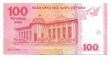 Vietnam, 100 Dong 2016 65 Jahre Staatsbank 1951-2016, unz