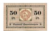 Pfalz 50 Pfg. 9.12.1918 Hettenleidelheim, I/I-
