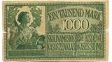 Deutsches Reich 1000 Mark 4.4.1918 Kowno, gebraucht