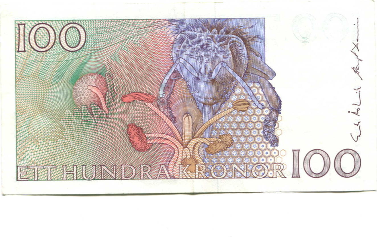 Schweden, 100 Kronor/Kronen, 1987 IIIII