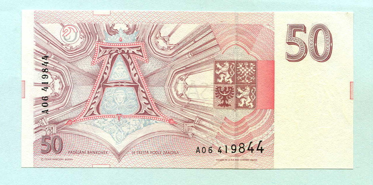 50 tschechische kronen in euro