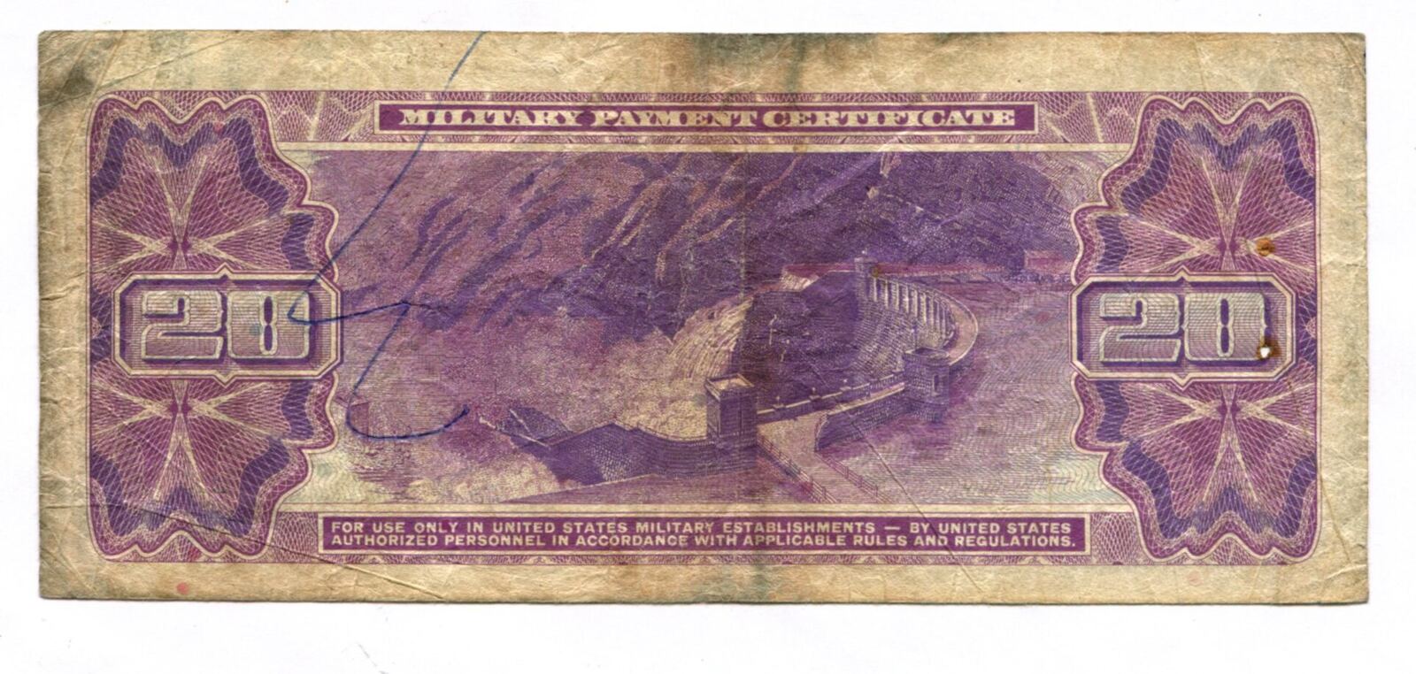 USA 20 Dollars 1970 Military Payment Gebraucht MA Shops USA 20 Dollars 1970 Military Payment Gebraucht MA Shops