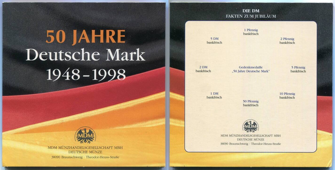 Deutschland KMS 1994-1996 ~ inkl. Medaille ~ unc | MA-Shops