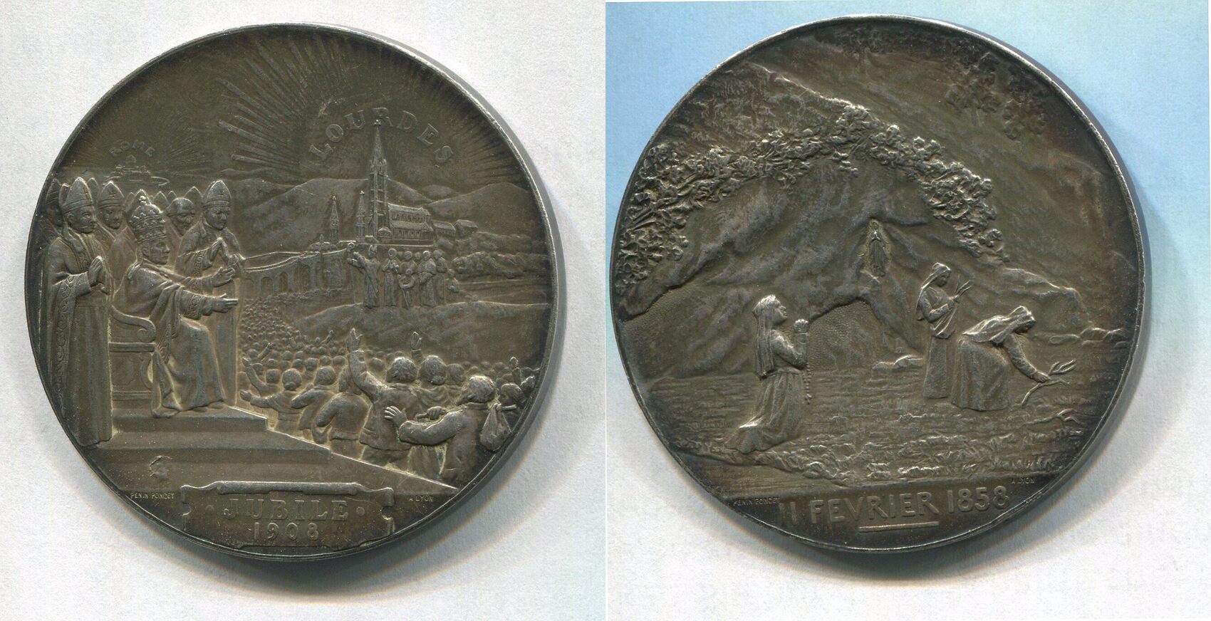 Médaille Sport Fleuret - 2e Prix - France - 1908 - Art Nouveau (Jugendstil)