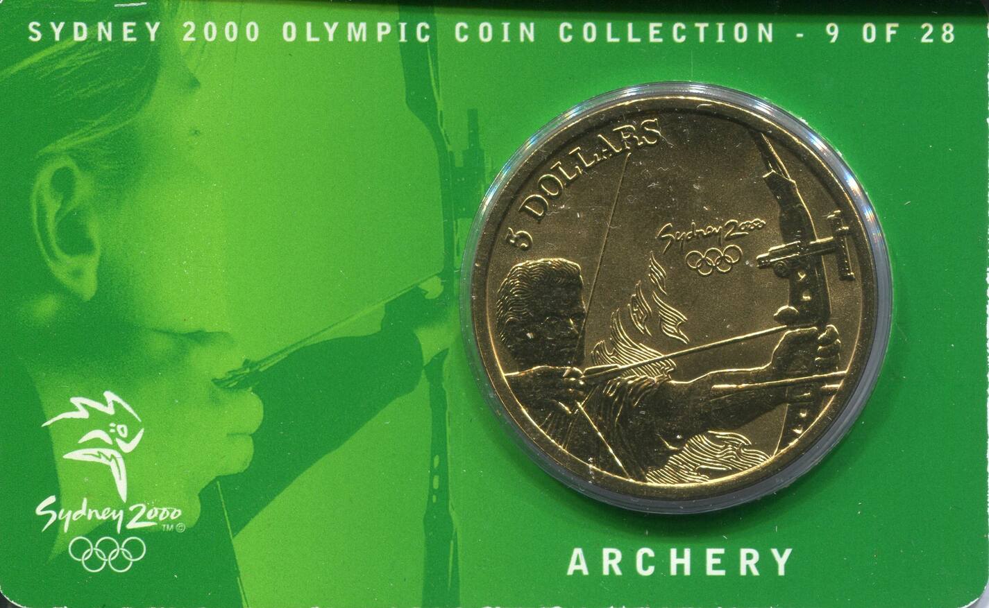 Australien 5 Dollars 2000 Coin Card Archery Unc MA Shops australien-5-dollars-2000-coin-card-archery-unc-ma-shops