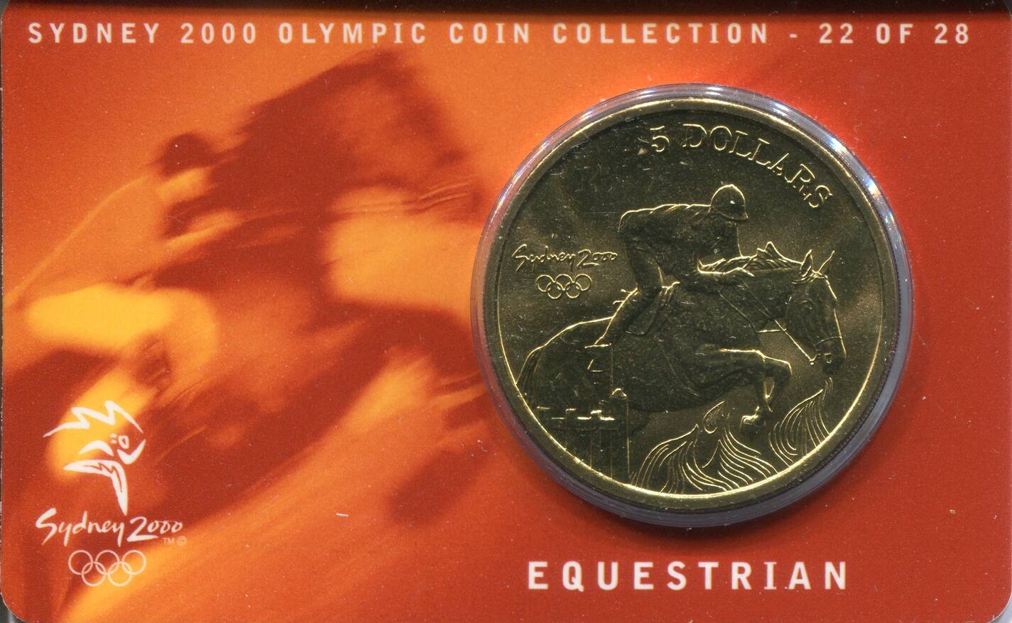 Australien 5 Dollars 2000 Coin Card Equestrian Unc MA Shops australien-5-dollars-2000-coin-card-equestrian-unc-ma-shops
