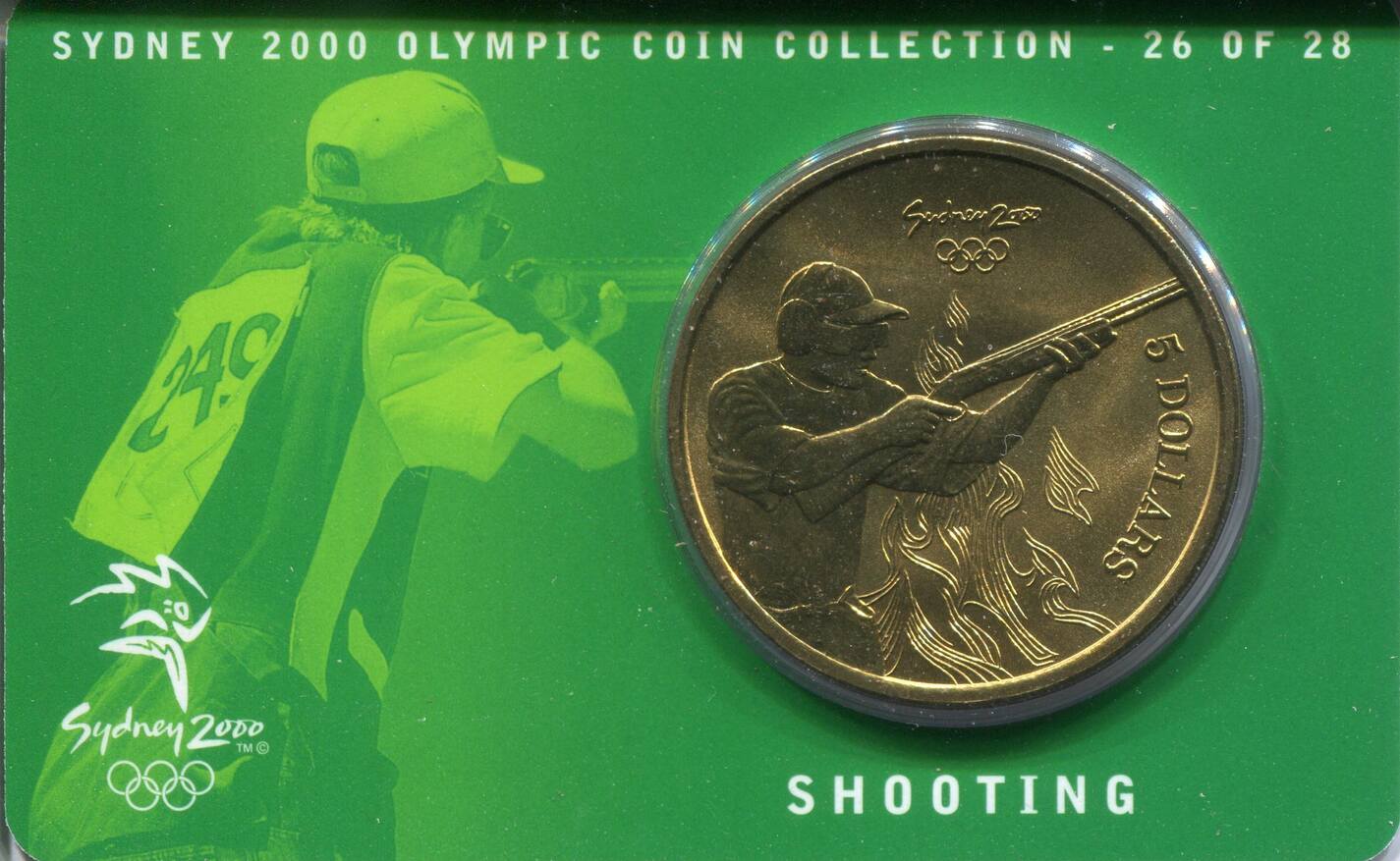 Australien 5 Dollars 2000 Coin Card Shooting Unc MA Shops australien-5-dollars-2000-coin-card-shooting-unc-ma-shops