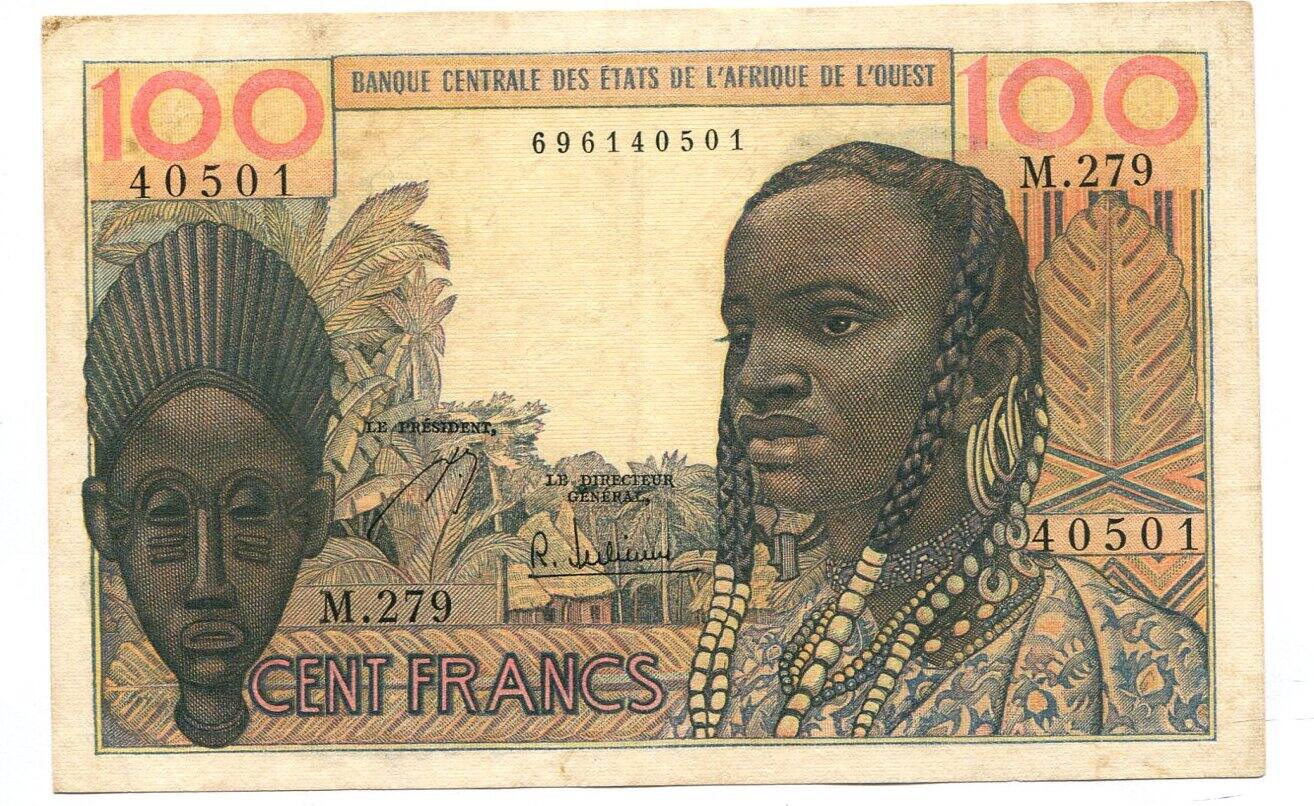 Westafrikanische Staaten, 100 Francs (1959) III | MA-Shops
