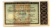 Schlesien/Glogau, 500 Tausend-Mark,
