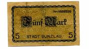Schlesien/Bunzlau, 5 Mark,
