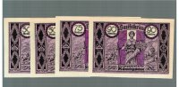 Österreich/Königsau, 30,50,75,90 Heller, -