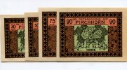 Österreich/Pirchhorn-OÖ, 30,50,75,90 Heller -