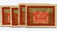 Österreich/Pirchhorn-OÖ, 30,50,75,90 Heller -