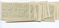 30-90 Heller, 1921, Österreich/Wels, 30 Scheine, I,
