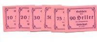 Österreich/Untehart, 10,20,30,50,75,90, Heller -