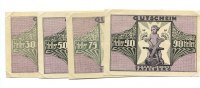Österreich/Tafelberg, 30,50,75,90 Heller -