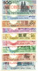 Polen, 1-500 Zlotych, Komplette Serie der nicht verausgabten Serie von 1990,