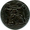 Münchner Medailleure, Einseitiger Bronzeguss "Gaudinum Musikale"von Alfons Feuerle 1885-1968, -