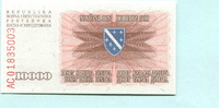 Bosnien Herzegovina, 10000 Dinara