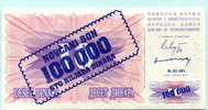 Bosnien Herzegovina, 100000 Dinara