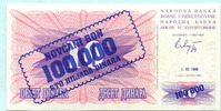 Bosnien Herzegovina, 100000 Dinara