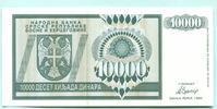 Bosnien Herzegovina, 10000 Dinara Banja Luka,