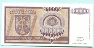 Bosnien Herzegovina, 100000 Dinara Banja Luka,