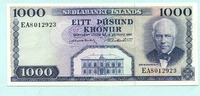 Island, 1000 Kronur Image