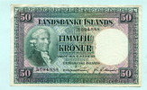 Island, 50 Kronur Unterschrift 9, Image