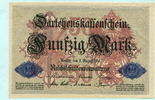 Deutsches Reich, 50 Mark 1.Weltkrieg 1914-1918, -