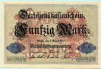 Deutsches Reich, 50 Mark 1.Weltkrieg 1914-1918, -