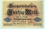 Deutsches Reich, 50 Mark 1.Weltkrieg 1914-1918, -