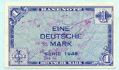 Bundesrepublik Deutschland 1 Mark Bank Deutscher Länder, -