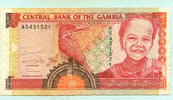 Gambia, 5 Dalasis (1996) gebraucht 2,95 EUR Differenzbesteuert nach §25a UStG zzgl. 3,00 EUR Versand