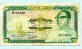 Gambia, 10 Dalasis (1987-90) III 9,95 EUR Differenzbesteuert nach §25a UStG zzgl. 3,00 EUR Versand