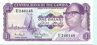 Gambia, 1 Dalasi (1971-87) I 7,50 EUR Differenzbesteuert nach §25a UStG zzgl. 3,00 EUR Versand