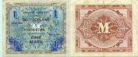 Alliierte Militärbehörde, 1 Mark -