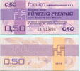 DDR, 50 Pfennig Ersatznote/Replacement, -