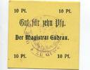 Schlesien, 10Pfg. Guhrau,