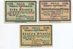 Ostpreussen 10,25 u.50 Pfennig Bialla, -