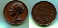 Belgien, Br.Medaille Augustin Dumon-Dumortier 1791-1852-auf seinen Tod, -