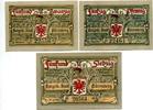 Pommern, 25 Pfg. 50 Pfg. 75 Pfg. 1921 Nörenberg, I