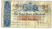 Schottland, 5 Pounds The Royal Bank of Scotland, -