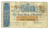 Schottland, 5 Pounds The Royal Bank of Scotland, -