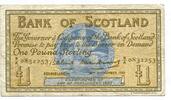 Schottland, 1 Pound Bank of Scotland, -