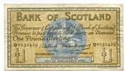 Schottland, 1 Pound Bank of Scotland, -