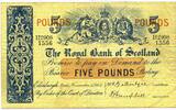 Schottland, 5 Pounds The Royal Bank of Scotland, -
