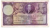 Schottland, 5 Pounds The Commercial Bank of Scotland ltd., -